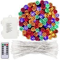 Гирлянда на батарейках Springos 10 м 100 LED Pilot CL4036 Mix