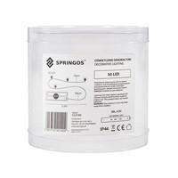 Гирлянда на батарейках Springos 4.9 м 50 LED Pilot CL0105 Warm White