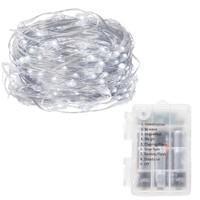 Гирлянда на батарейках Springos 4.9 м 50 LED Pilot CL0106 Cold White