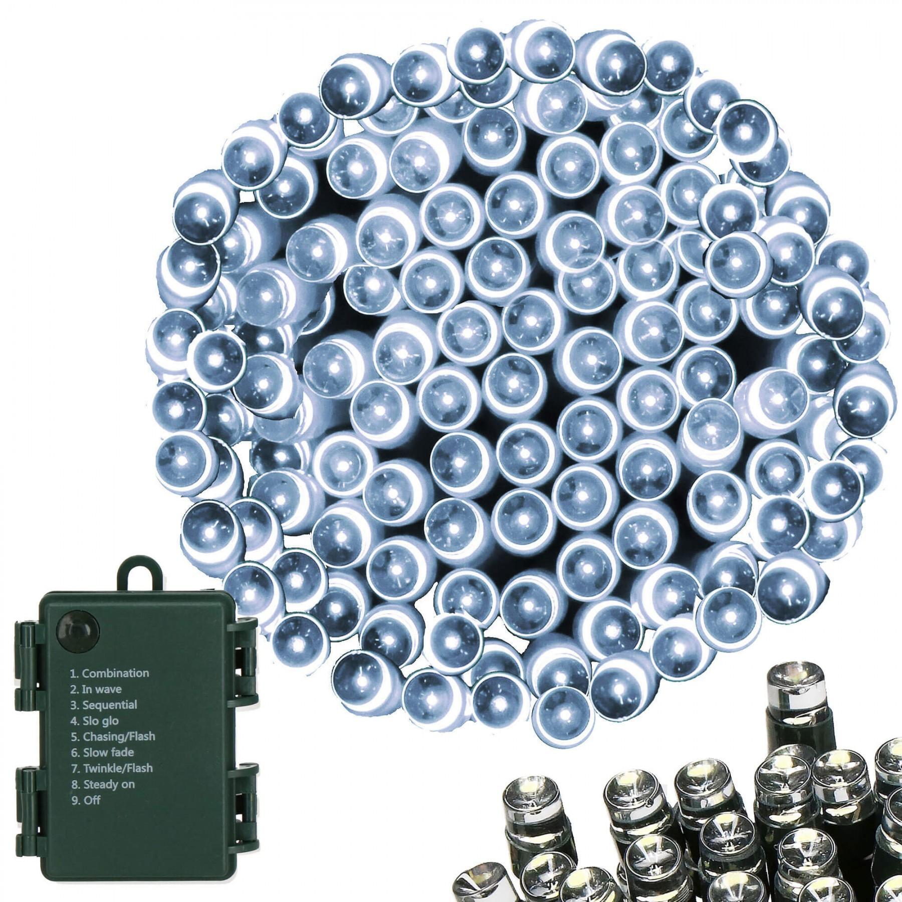 Гирлянда на батарейках Springos 5 м 50 LED CL4028 Cold White