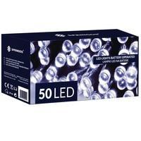 Гирлянда на батарейках Springos 5 м 50 LED CL4028 Cold White