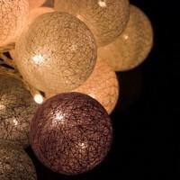 Гирлянда на батарейках Springos Cotton Balls 4 м 20 LED CL0048 Warm White