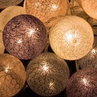Гирлянда на батарейках Springos Cotton Balls 4 м 20 LED CL0048 Warm White
