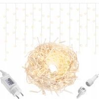 Гирлянда бахрома уличная (наружная) Springos 12 м 300 LED CL301 Warm White