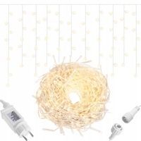 Гирлянда бахрома уличная (наружная) Springos 12 м 300 LED CL301 Warm White