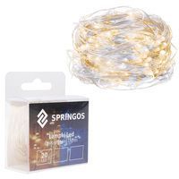 Гирлянда на батарейках Springos 1.9 м 20 LED CL0012 Cold White/Warm White