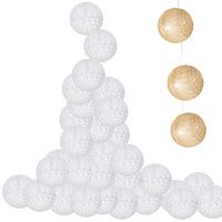 Гирлянда на батарейках Springos Cotton Balls 2 м 10 LED CL0028 Warm White
