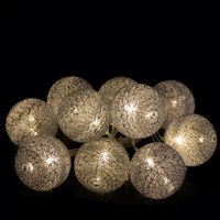 Гирлянда на батарейках Springos Cotton Balls 2 м 10 LED CL0029 Warm White