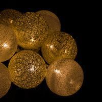 Гирлянда на батарейках Springos Cotton Balls 2 м 10 LED CL0030 Warm White