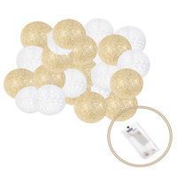 Гирлянда на батарейках Springos Cotton Balls 2 м 10 LED CL0030 Warm White