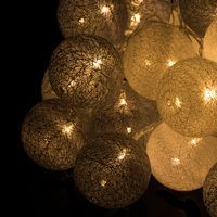 Гирлянда на батарейках Springos Cotton Balls 2 м 10 LED CL0031 Warm White