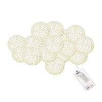 Гирлянда на батарейках Springos Cotton Balls 2 м 10 LED CL0032 Warm White