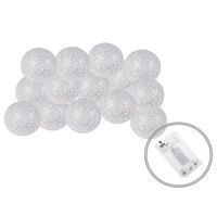 Гирлянда на батарейках Springos Cotton Balls 2 м 10 LED CL0033 Warm White