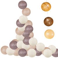 Гирлянда на батарейках Springos Cotton Balls 2 м 10 LED CL0034 Warm White