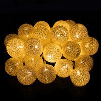 Гирлянда на батарейках Springos Cotton Balls 4 м 20 LED CL0037 Warm White