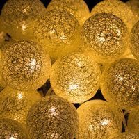 Гирлянда на батарейках Springos Cotton Balls 4 м 20 LED CL0037 Warm White