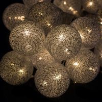 Гирлянда на батарейках Springos Cotton Balls 4 м 20 LED CL0038 Warm White