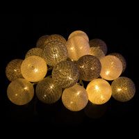 Гирлянда на батарейках Springos Cotton Balls 4 м 20 LED CL0039 Warm White