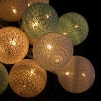 Гирлянда на батарейках Springos Cotton Balls 4 м 20 LED CL0040 Warm White