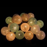 Гирлянда на батарейках Springos Cotton Balls 4 м 20 LED CL0040 Warm White