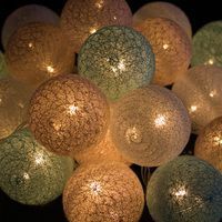 Гирлянда на батарейках Springos Cotton Balls 4 м 20 LED CL0040 Warm White