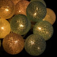 Гирлянда на батарейках Springos Cotton Balls 4 м 20 LED CL0041 Warm White