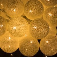 Гирлянда на батарейках Springos Cotton Balls 4 м 20 LED CL0042 Warm White