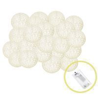 Гирлянда на батарейках Springos Cotton Balls 4 м 20 LED CL0042 Warm White