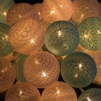Гирлянда на батарейках Springos Cotton Balls 4 м 20 LED CL0046 Warm White