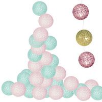 Гирлянда на батарейках Springos Cotton Balls 4 м 20 LED CL0046 Warm White