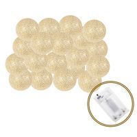 Гирлянда на батарейках Springos Cotton Balls 6 м 30 LED CL0050 Warm White