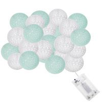 Гирлянда на батарейках Springos Cotton Balls 6 м 30 LED CL0052 Warm White