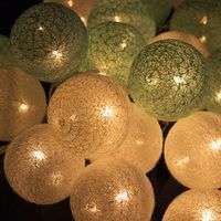 Гирлянда на батарейках Springos Cotton Balls 6 м 30 LED CL0052 Warm White