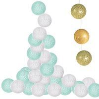 Гирлянда на батарейках Springos Cotton Balls 6 м 30 LED CL0052 Warm White