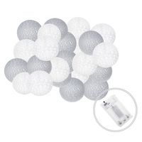 Гирлянда на батарейках Springos Cotton Balls 6 м 30 LED CL0053 Warm White