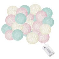 Гирлянда на батарейках Springos Cotton Balls 6 м 30 LED CL0054 Warm White