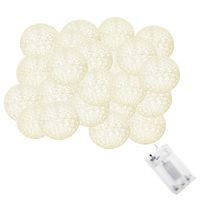 Гирлянда на батарейках Springos Cotton Balls 6 м 30 LED CL0055 Warm White