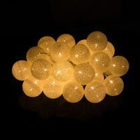 Гирлянда на батарейках Springos Cotton Balls 6 м 30 LED CL0055 Warm White