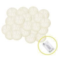 Гирлянда на батарейках Springos Cotton Balls 6 м 30 LED CL0055 Warm White