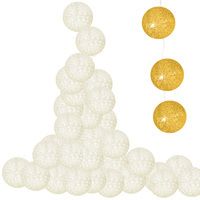 Гирлянда на батарейках Springos Cotton Balls 6 м 30 LED CL0055 Warm White