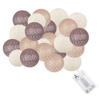 Гирлянда на батарейках Springos Cotton Balls 6 м 30 LED CL0057 Warm White