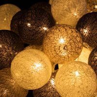 Гирлянда на батарейках Springos Cotton Balls 6 м 30 LED CL0057 Warm White