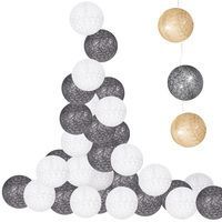 Гирлянда на батарейках Springos Cotton Balls 6 м 30 LED CL0058 Warm White