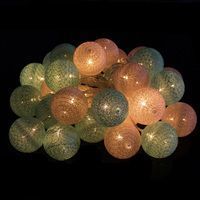 Гирлянда на батарейках Springos Cotton Balls 6 м 30 LED CL0059 Warm White