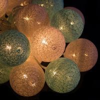 Гирлянда на батарейках Springos Cotton Balls 6 м 30 LED CL0059 Warm White