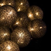 Гирлянда на батарейках Springos Cotton Balls 6 м 30 LED CL0060 Warm White