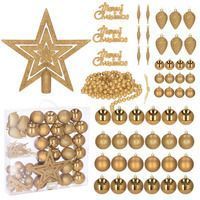 Набор елочных игрушек Springos d=4-6 см, h=6-20 см 51 шт CA0128