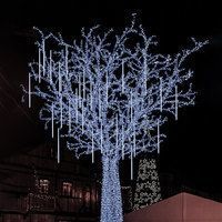 Гирлянда метеоритный дождь Springos 3 м 144 LED CL1213 Cold White