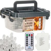 Гирлянда на батарейках Springos 9 м 120 LED CL0172 Cold White