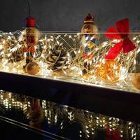 Гирлянда на батарейках Springos 1 м 10 LED CL4025 Warm White